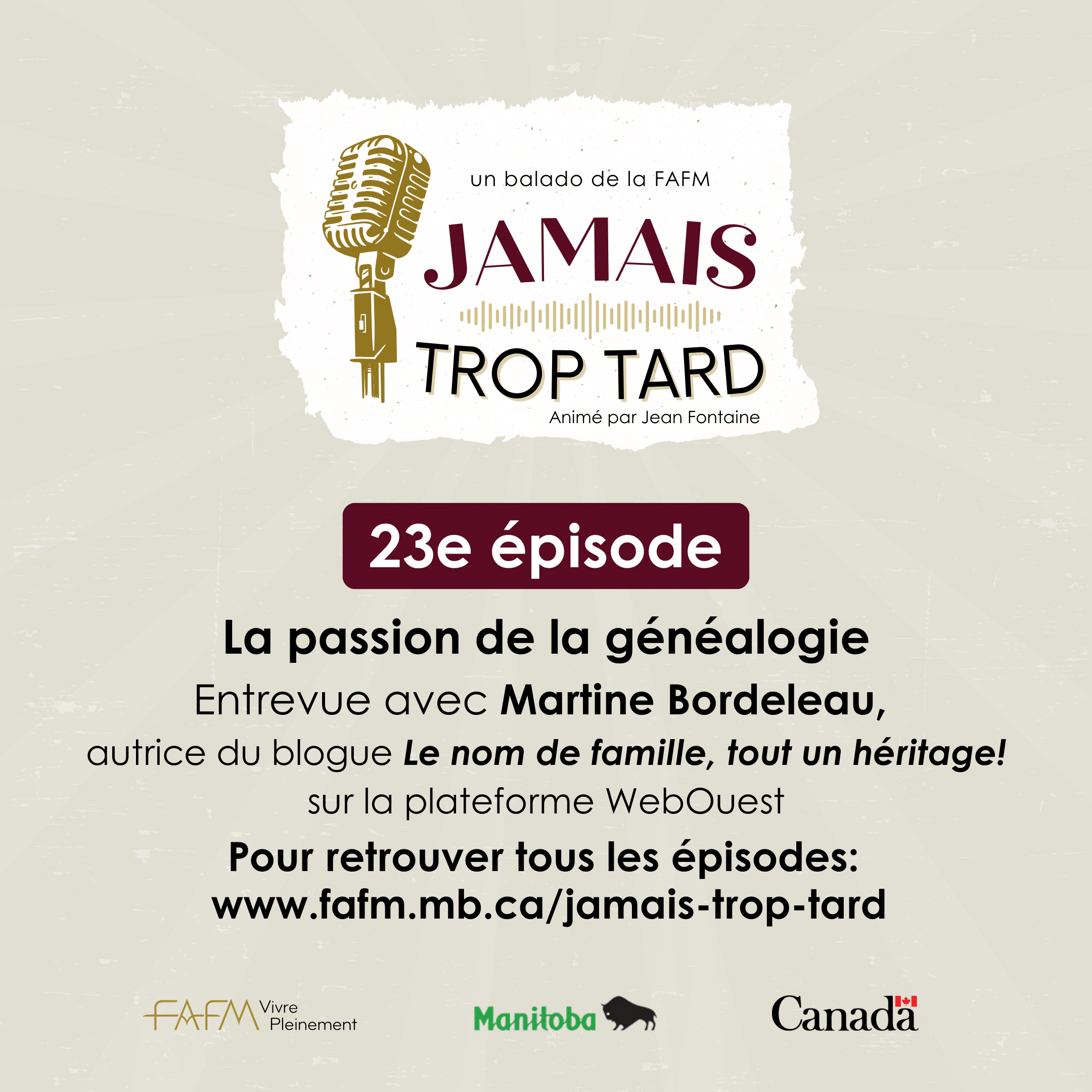 Jamais trop tard – 23 mai 2024