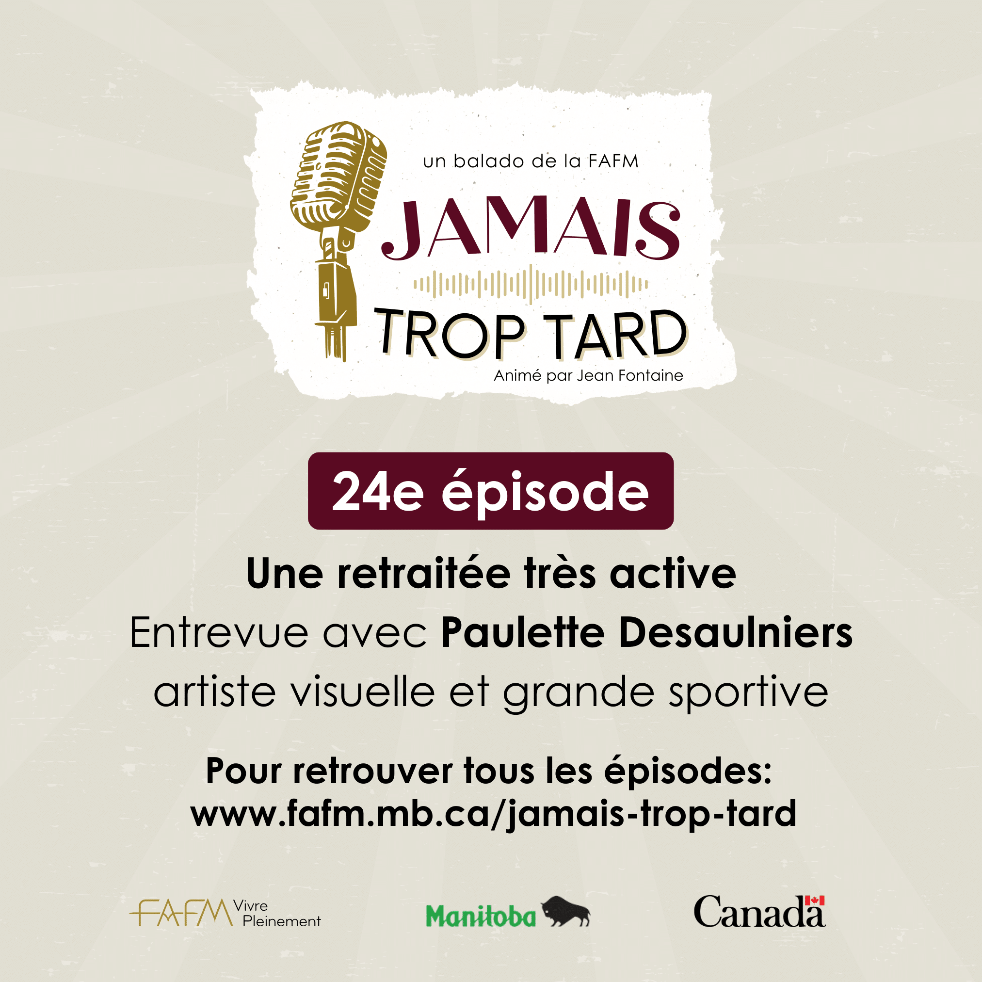 Jamais trop tard – 30 mai 2024