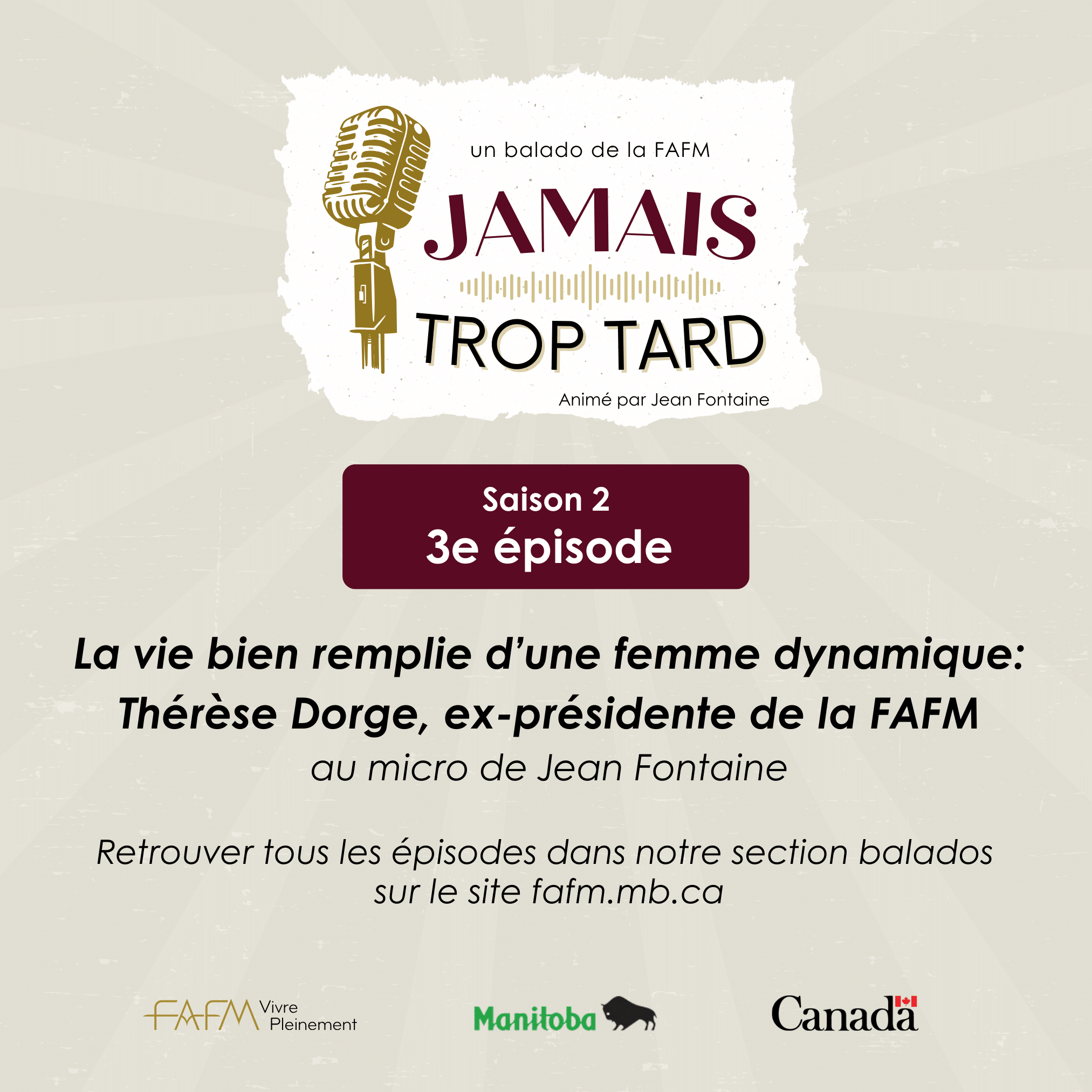 Jamais trop tard – 29 août 2024