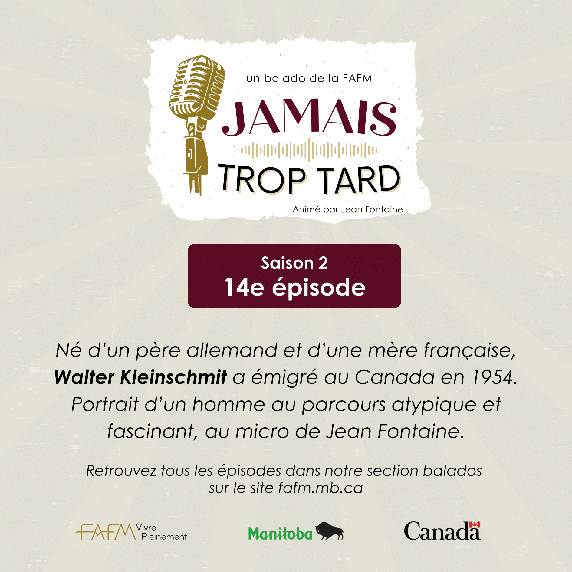 Jamais trop tard – 21 novembre 2024